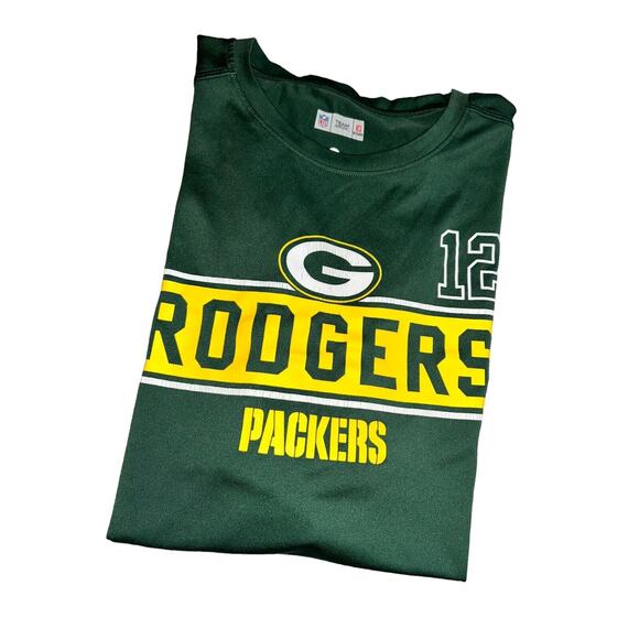 Greenbay Packers‎ Football Shirt Men's 2XL NFL Team Apparel Rodgers #12 - Picture 9 of 11